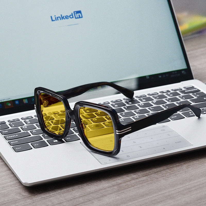 Anti-blue Light Glasses - Acetate & Metal & Plastic
