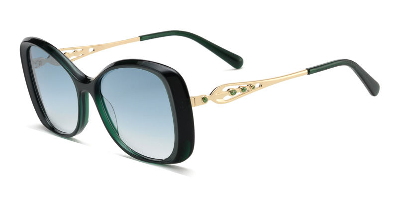 Acetate Oversized sunglasses butterfly style