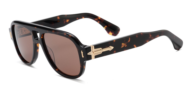 Acetate Aviator sunglasses retro style