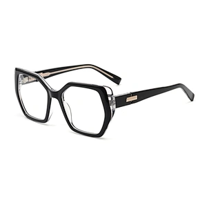 Optische Rahmen aus Acetat mit geometrischer Form – für Frauen