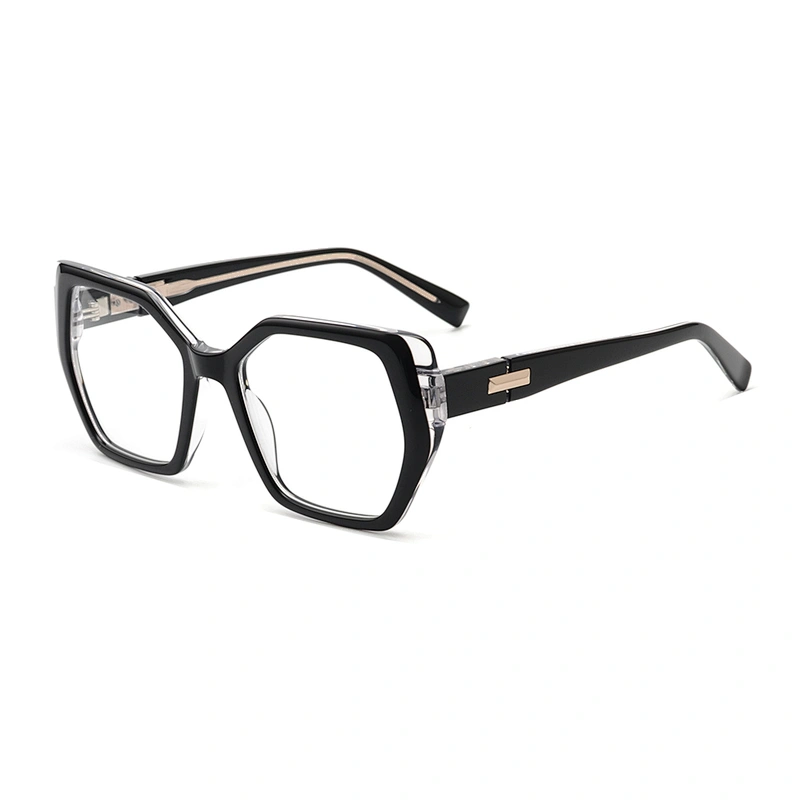 Optische Rahmen aus Acetat mit geometrischer Form – für Frauen