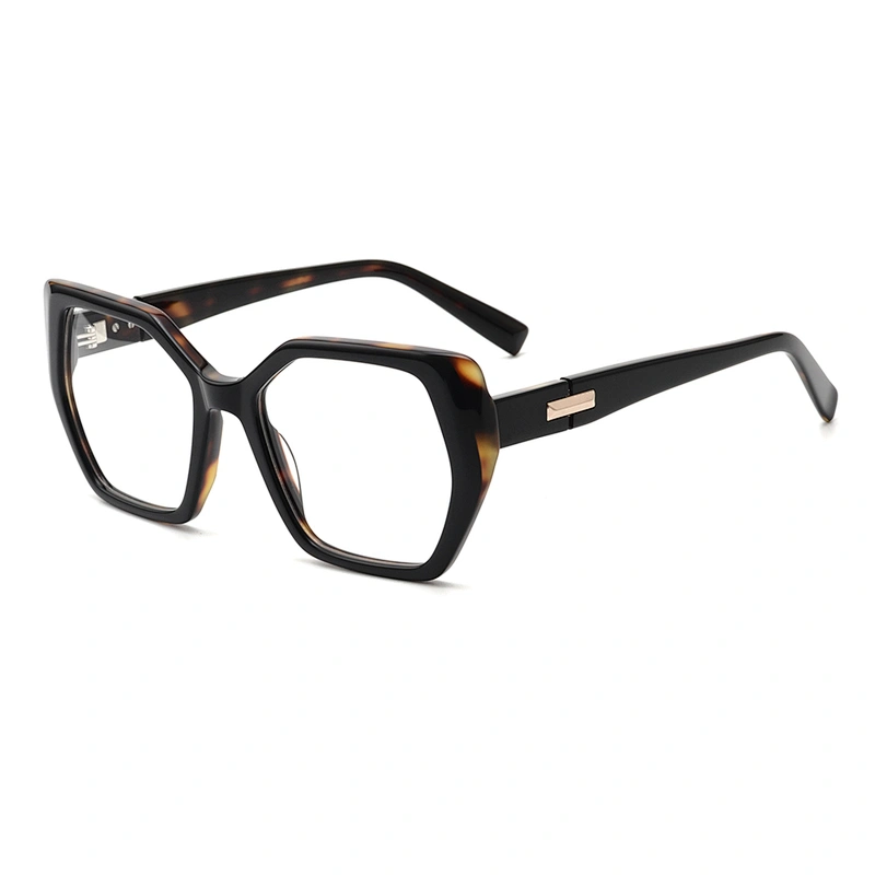 Optische Rahmen aus Acetat mit geometrischer Form – für Frauen