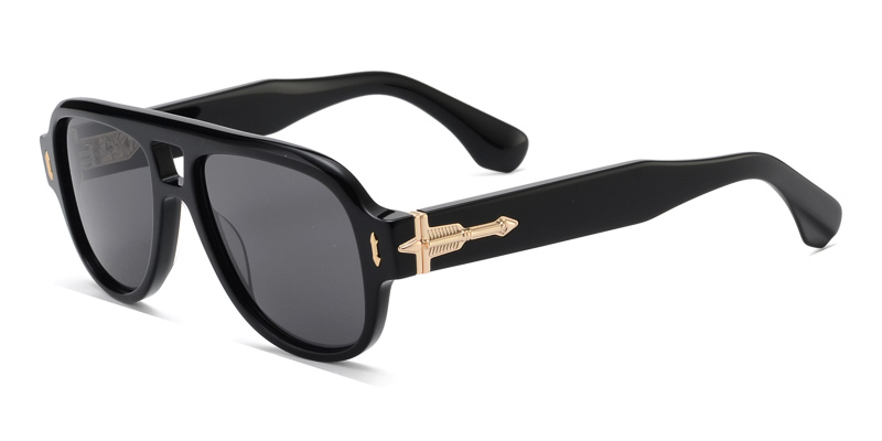 Acetate Aviator sunglasses retro style