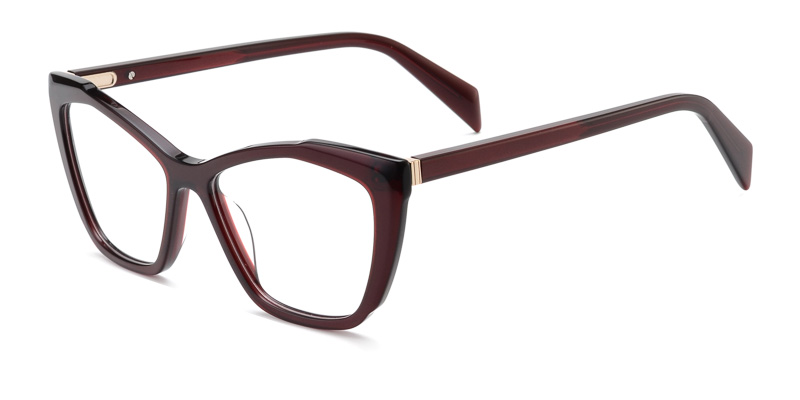 Acetate Cat Eye optical frame modern style