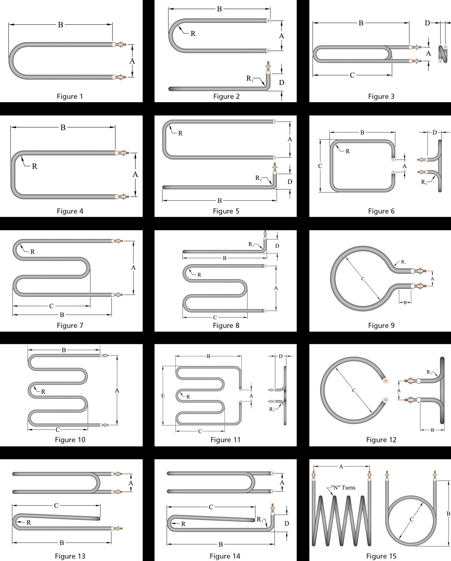 Electric heating elements