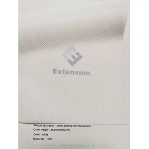 Rolos de papel limpo de estêncil SMT de 45 g / m² de polipropileno de alto desempenho para máquina impressora