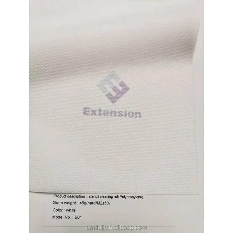 High Performance 45 gsm polypropylene SMT Stencil Clean paper Rolls for Printer machine