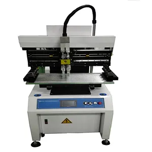 Solder paste printer semi-auto type smt screen printing smd soldering machine