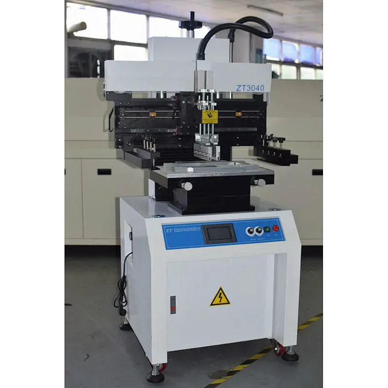 Impressora de pasta de solda tipo semi-automática máquina de solda smt tela smt