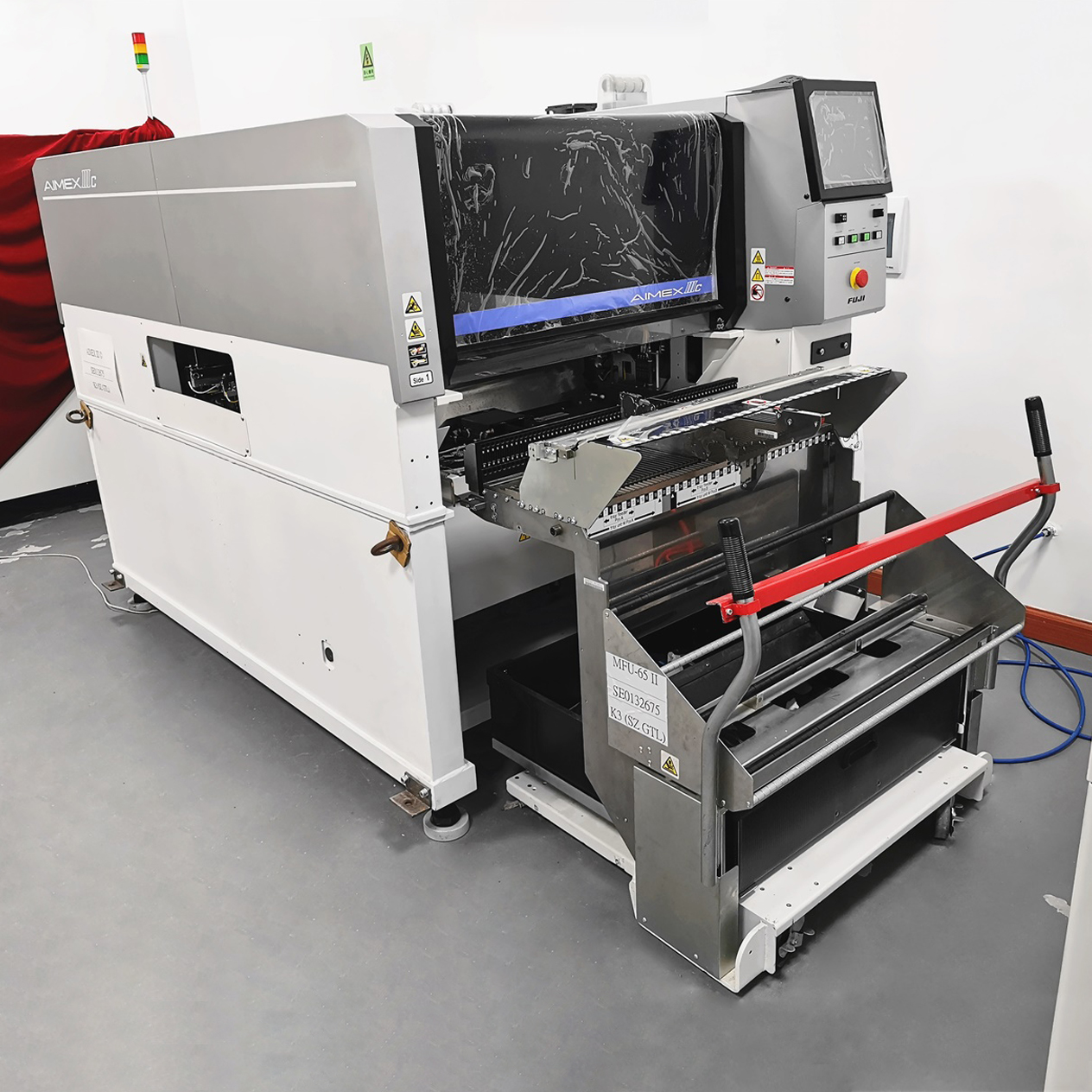 Máquina montadora de chip SMT automática de alta velocidade FUJI AIMEX IIIC SMT pick and place para linha SMT