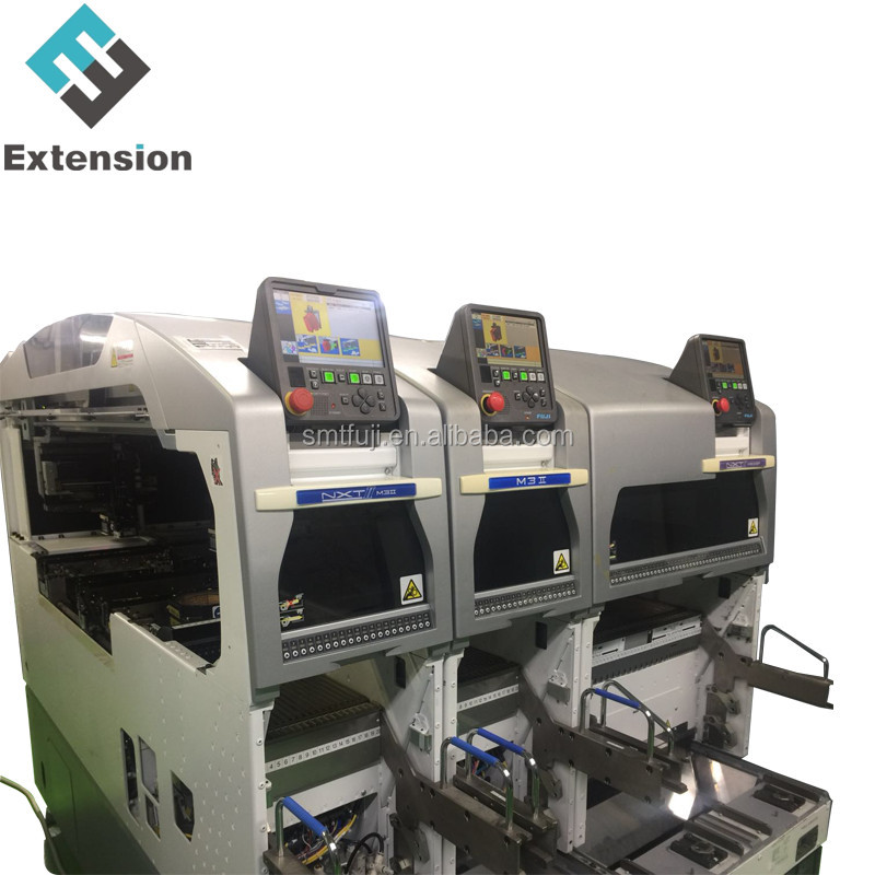 Original usado FUJI Single Conveyor NXTIII M3 4M SMT Base de máquina com cabeçote de colocação H24 para linha de produção SMT