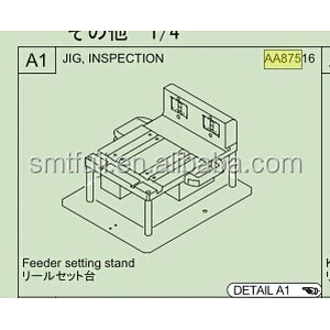 DEFINIÇÃO DO ALIMENTADOR SMT CARREGAMENTO DO SUPORTE JIG AA87516 PARA A MÁQUINA SMT DE PICAR E COLOCAR