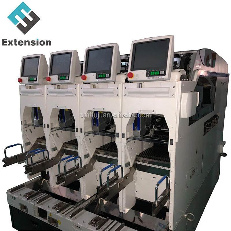 Original usado FUJI Single Conveyor NXTIII M3 4M SMT Base de máquina com cabeçote de colocação H24 para linha de produção SMT