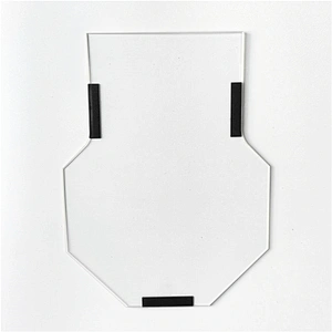 Nova tampa de vidro original FUJI GGGC122 XPF para máquina pick and place SMT