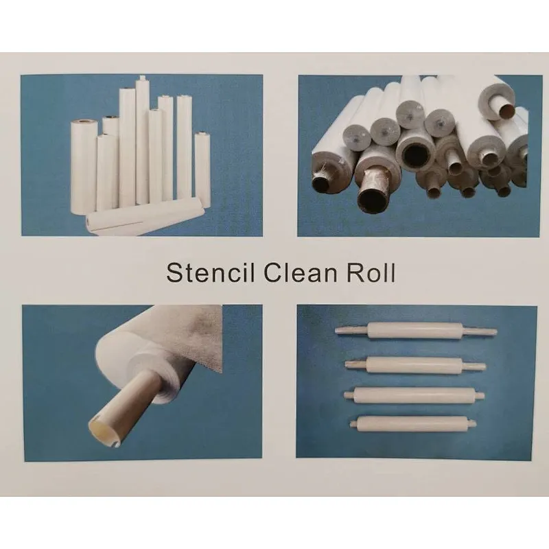 Rolos de papel limpo de estêncil SMT de 45 g / m² de polipropileno de alto desempenho para máquina impressora