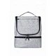 Erik Hot Sell Denim Large Size Insulated Lunch Bag With 2 Compartment For Adult Men Women