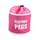 Premium Polyester Peg Bag With Hanger Clips For Outdoor Home Kitchen