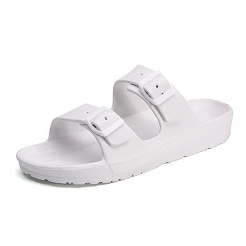 Men's Double Strap Buckle Slide Sandals