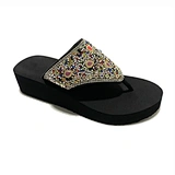 ladies wedge flip flops