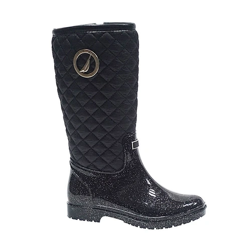 Kids Wellies Toddler Girls Zipper up Rainboots
