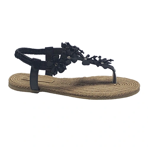 flower flat sandals