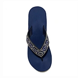 black wedge flip flops
