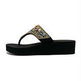 wedge heel flip flops
