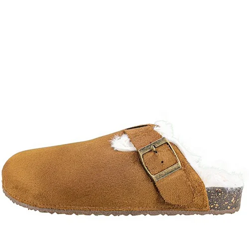 Women's Mule Sandals Footbed Faux Fur Clogs