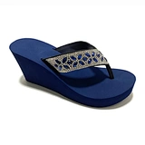 ladies rhinestone flip flops