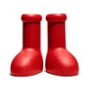 red rain boots for women