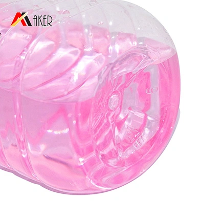 Cheap wholesale 450ml 600ml empty clear square PET plastic mineral water bottles with tamper-proof cap