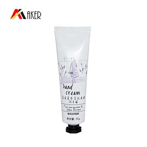 Customized design wholesale price empty LDPE cosmetic plastic tube 30ml