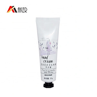 Customized design wholesale price empty LDPE cosmetic plastic tube 30ml