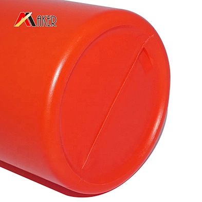 Nice design wholesale price empty red HDPE plastic shampoo bottle 500ml with pump dispenser