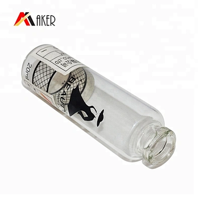 New Products 5ml 10ml 20ml Wholesale Cosmetic Ampoule Empty Glass Serum Bottle With Screen Printing Labeling