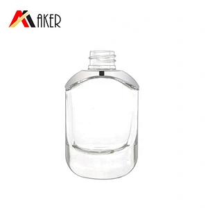 Luxury 30ml clear round cosmetic lotion glass cream bottle with electroplated silver dropper