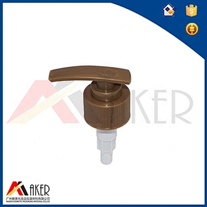 Cosmetic wholesale 28/410 Plastic amber dispenser Lotion Pump for bottles