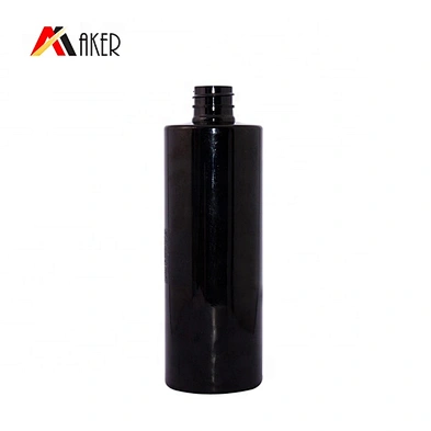wholesale products china Customized cylinder 500ml white black plastic PET lotion bottle with pump