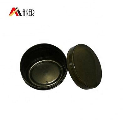 Hot selling dark green 300ml empty round PET cosmetic plastic cream jar with screw cap
