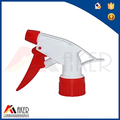 Wholesale 28/410 red trigger sprayer for clean bottle