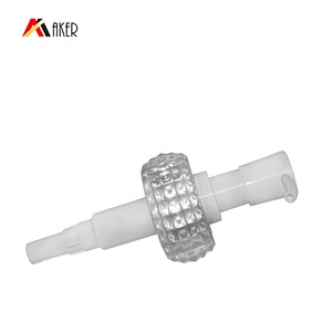 Custom Special Design 32/410 White Cosmetic Screw Lotion Pump Head with Transparent Lid