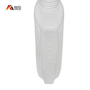 Shampoo Lotion Bottle White Special HDPE Plastic Hot Sale 250ml 500ml PE Screen Printing Detergent Screw Cap with Lotion Pump