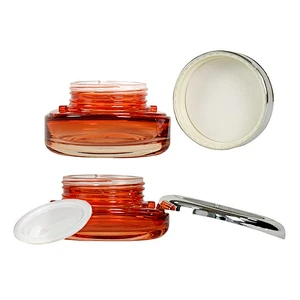 empty 50g 2oz personal care cosmetic packaging glass jar for body cream face cream skin care cream