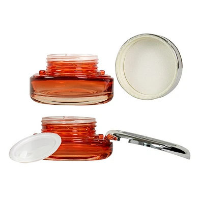 empty 50g 2oz personal care cosmetic packaging glass jar for body cream face cream skin care cream