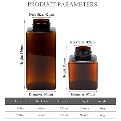 in stock amber 250ml 500ml plastic pet foam pump bottle shower gel body lotion personal care shampoo square bottle