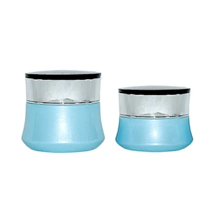 buy luxury fashion personal care glass pacakging skin care lotion cream glass jar custom 50ml 30ml jars packaging set