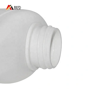 Shampoo Lotion Bottle White Special HDPE Plastic Hot Sale 250ml 500ml PE Screen Printing Detergent Screw Cap with Lotion Pump