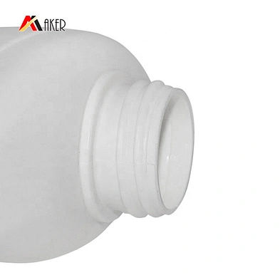 Shampoo Lotion Bottle White Special HDPE Plastic Hot Sale 250ml 500ml PE Screen Printing Detergent Screw Cap with Lotion Pump
