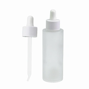 luxury glass lotion serum bottle message essential oil packaging glass dropper bottle