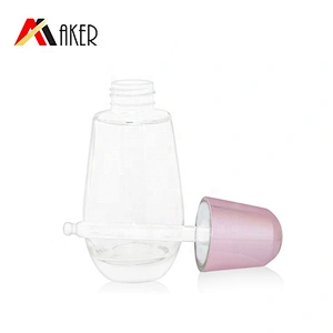 New arrival luxury design cosmetic packaging 50ml clear glass bottle for serum